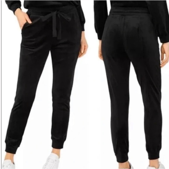 House of Harlow 1960 Pants - House of Harlow 1960 Velvet Drawstring
Waist Joggers